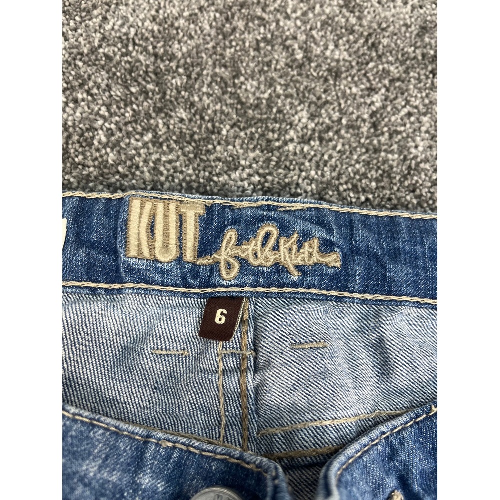 Kut from the Kloth Diana Skinny Jeans Women's Size 6 Medium Wash Stretch Denim - Picture 2 of 15